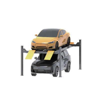 5454kg Four-Post Lift: 1965mm Height, Air-Lock+Louvered Ramps for Truck/SUV Repair