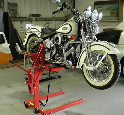 760mm 500 Kg  Central Hydraulics High Position Motorcycle Lift
